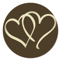 2hearts-Ivory stickers