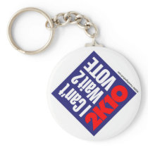 2K10 I Can't Wait 2 Vote keychains