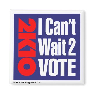 2K10 I Can't Wait 2 Vote shirt