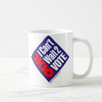2K10 I Can't Wait 2 Vote shirt