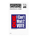 2K10 I Can't Wait 2 Vote postage