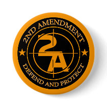 2nd Amendment 3 Pinback Button