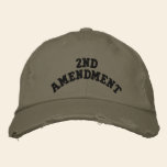 2nd Amendment embroidered hats
