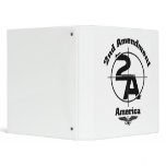 2nd Amendment 3 Ring Binders