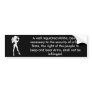 2nd amendment bumper sticker