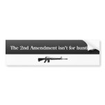 2nd Amendment Bumper Sticker