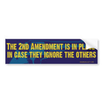 2nd Amendment Bumper Sticker bumper stickers