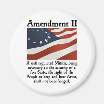 2nd Amendment Fridge Magnet