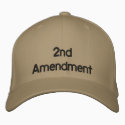 2nd Amendment Hat embroidered hats