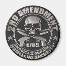 2nd Amendment Medal Magnets