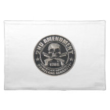 2nd Amendment Medal Place Mat