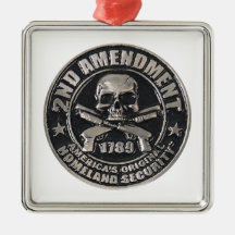 2nd Amendment Medal.png Christmas Tree Ornament