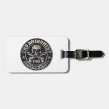2nd Amendment Medal Tag For Bags