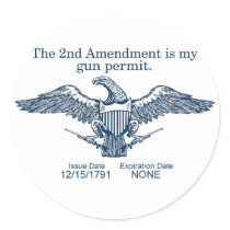 2nd Amendment Sticker