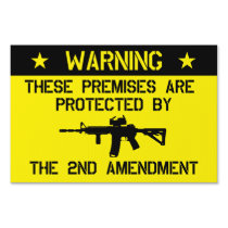 2nd Amendment Yard Sign