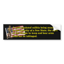2nd_amndmnt_bmprstkr_blk bumper stickers by RightWingGifts 2nd_amndmnt_bmprstkr_blk bumper stickers