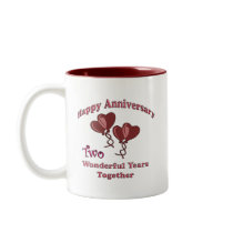 2nd. Anniversary Coffee Mug