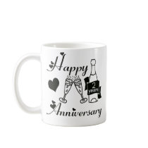 2nd. Anniversary Mugs