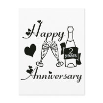 2nd. Anniversary Postcard