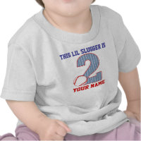 2nd Birthday Baseball Personalized T-shirt