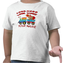 2nd birthday bear train personalized t-shirt