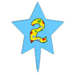 2nd birthday cake topper