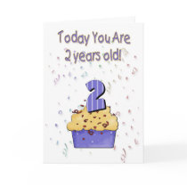2nd Birthday Card - Customized