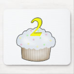 2nd Birthday Cupcake Mouse Pads