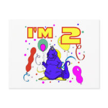 2nd Birthday Dinosaur Birthday postcards
