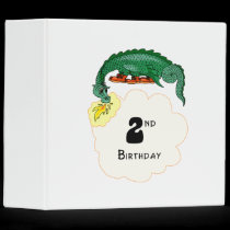 2nd Birthday Dragon binders