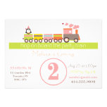 2nd Birthday Girl Train Invitation