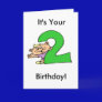 2nd Birthday Greeting Card
