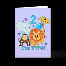 2nd Birthday Jungle cards