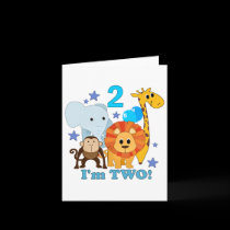 2nd Birthday Jungle cards
