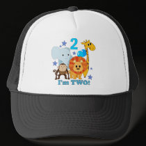 2nd Birthday Jungle hats