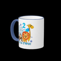2nd Birthday Jungle mugs