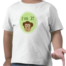 2nd Birthday Monkey Tshirt