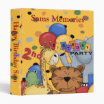 2nd Birthday Party 3 Ring Binders
