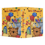 2nd Birthday Party 3 Ring Binders