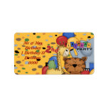2nd Birthday Party Custom Address Label