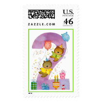 2nd Birthday postage