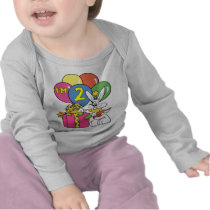 2nd Birthday Rabbit Tshirt