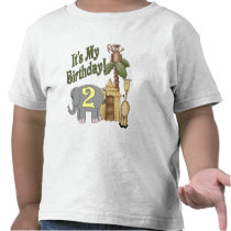 2nd Birthday Safari t-shirts