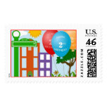 2nd Birthday Street Stamp