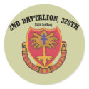 2nd Bn, 320th FA Stickers