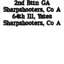 2nd Bttn GA Sharpshooters, Co A64th Ill, Yates ... embroidered shirts by hcove06 2nd Bttn GA Sharpshooters, Co A64th Ill, Yates ... embroidered shirts