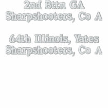 2nd Bttn GA Sharpshooters, Co A 64th Illinois, ... Embroidered Jacket