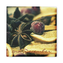 2nd December • Oranges & Spices • Magnet by SabineStGreetings 2nd December • Oranges & Spices • Magnet