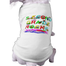 2nd Grade Rocks Doggie Tee