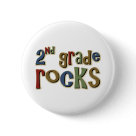 round_button - 2nd Grade Rocks Second awesome design from TeeShirtsTShirts Collection